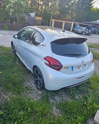 Peugeot 208 cena 20000 przebieg: 44077, rok produkcji 2016 z Łódź małe 29